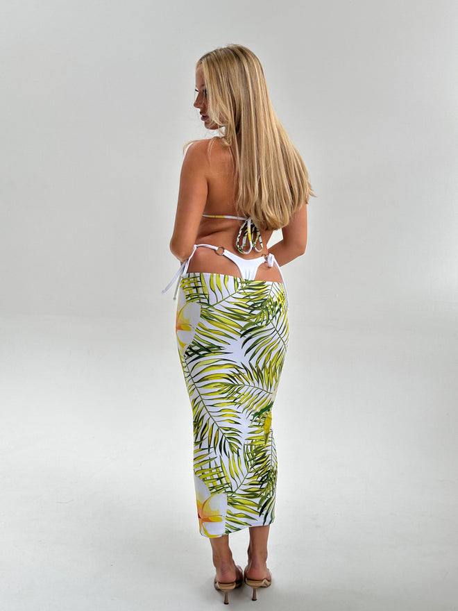Palm Midi Skirt